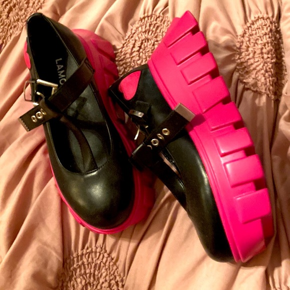 Pink punk Platforms - Picture 3 of 4